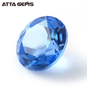 Sri lanka #109 Synthétique Aigue-Marine Bleu Pierres Synthétiques <span class=keywords><strong>Spinelle</strong></span> Prix Par Carat - Product Image 3