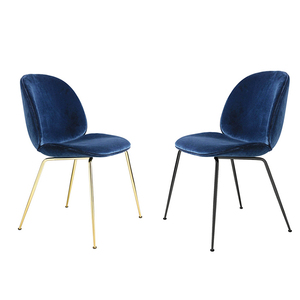 Cómodo de silla tapizados de Metal piernas escarabajo silla con <span class=keywords><strong>Grey</strong></span> de comedor de cuero habitación escarabajo sillas - Product Image 5
