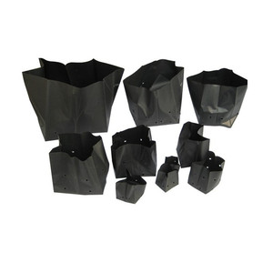 Bac de culture en plastique opp, poly noir, pots de plantes, sacs pour pépinière de légumes - Product Image 2