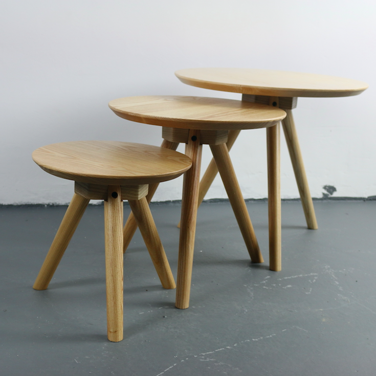 Moderne Mobilier Scandinave Table D'extrémité En Bois de Table D'appoint