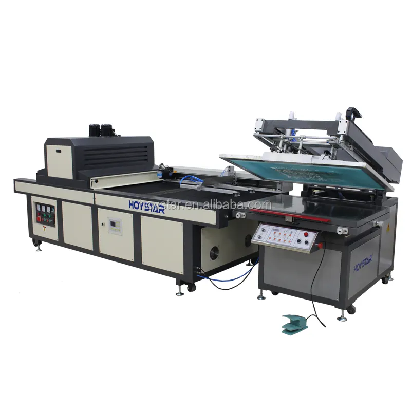 Автоматическая трафаретная печатная машина для бумажных листов с УФ-сушилкой