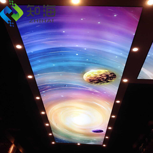 ZHIHAI Supermarché Mall Décor de bureau <span class=keywords><strong>Ciel</strong></span> Nuage Impression <span class=keywords><strong>LED</strong></span> Rétro-éclairé PVC <span class=keywords><strong>Plafond</strong></span> suspendu - Product Image 2