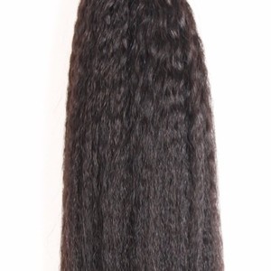 Real sin procesar relajado camboyano recto rizado Yaki armadura del pelo - Product Image 5