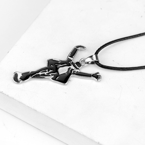 Ornament Jewelry Necklaces Pop <strong>Star</strong> Singer Enamel Pendant Dancing <strong>Michael</strong> Jackson Leather Cord Necklace Souvenirs