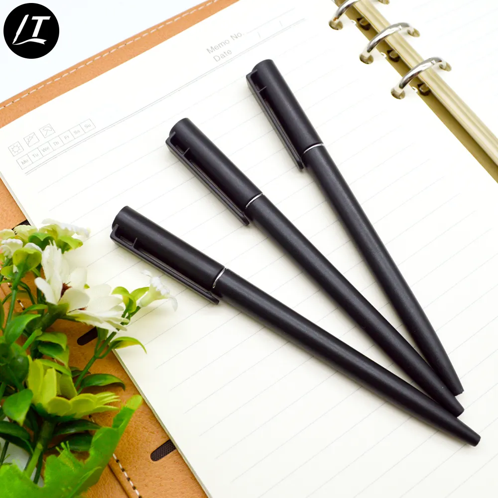 Lowest price promotional ballpoint pen cheap plastic ballpoint pen with logo printing black cheap ballpoint pen for hotel
