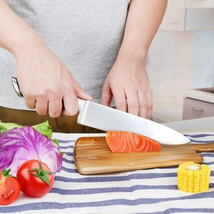 Cuchillo de la cuchilla de la <span class=keywords><strong>carne</strong></span> del acero inoxidable alemán del alto carbono de la venta caliente de <span class=keywords><strong>Amazon</strong></span> 8 con mango ergo - Product Image 5