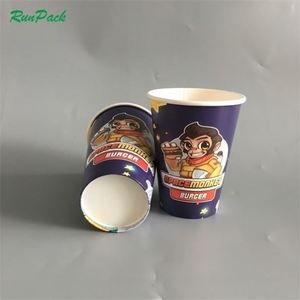 Usine Fabricant Emballage Alimentaire Jetable Sortent Des Récipients Personnalisé Tasse de Papier Imprimé - Product Image 5