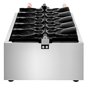 Macchina per Taiyaki 110V, Apparecchio per Pancake a Forma di Pesce e Coni Gelato, Novità per Uso Domestico o Ristorante - Product Image 2