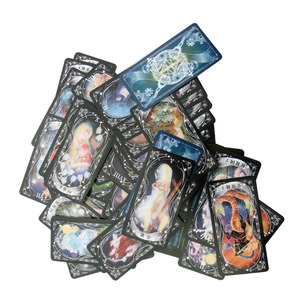 Nouvelles cartes de jeu personnalisées de haute qualité, vente en gros, boîtes en étain, jeu de cartes de <span class=keywords><strong>tarot</strong></span>, vente en gros, - Product Image 6