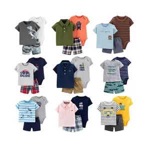 Ensembles de vêtements 100% coton, pour bébé, nouveau Style, 12 pièces