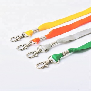 Barato promocional personalizado llano amarillo de nylon teléfono celular correa para el cuello acollador llavero en blanco al p - Product Image 4