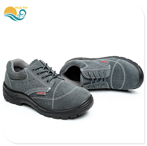 Respirables de cuero resistente al desgaste de punta de acero de Anti-aplastamiento trabajo zapatos de seguridad - Product Image 4