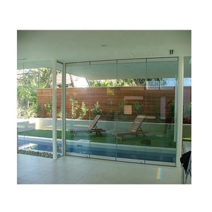 <span class=keywords><strong>Puertas</strong></span> de desvío de vidrio de Granero Interior, <span class=keywords><strong>puertas</strong></span> de acordeón modernas de alta calidad <span class=keywords><strong>sin</strong></span> marco de aluminio, aleación de aluminio, plegables para Exterior - Product Image 6