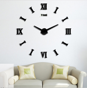 Moda FAI <span class=keywords><strong>DA</strong></span> TE In Argento Acrilico sticker designer sveglia orologio <span class=keywords><strong>da</strong></span> parete - Product Image 1