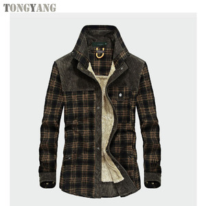 <span class=keywords><strong>Camicia</strong></span> TONGYANG da <span class=keywords><strong>uomo</strong></span> camicie Casual in pile di lana invernale caldo e spesso camicie in <span class=keywords><strong>velluto</strong></span> a <span class=keywords><strong>coste</strong></span> Camisa mascolina Chemise - Product Image 3