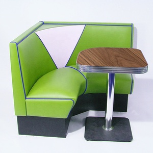 Venta caliente <span class=keywords><strong>muebles</strong></span> de restaurante los liquidadores restaurante de la esquina de madera cabinas de diseño con mesas - Product Image 4