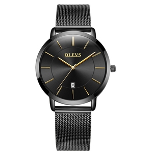 <span class=keywords><strong>OLEVS</strong></span>-relojes ultrafinos para <span class=keywords><strong>mujer</strong></span>, de pulsera, de cuarzo, resistente al agua, de acero inoxidable con fecha, con calendario, 5869 - Product Image 2