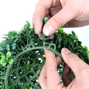 V-3043 Vente chaude <span class=keywords><strong>Boule</strong></span> de gazon artificielle suspendue en <span class=keywords><strong>buis</strong></span> vert Buxus Topiaire - Product Image 4