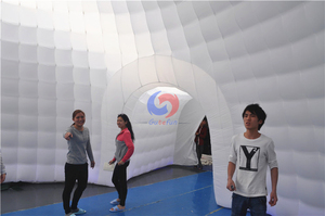 Carpa Domo Inflable Tipo Iglú Blanca Automática <span class=keywords><strong>de</strong></span> Tela Oxford Ligera e Impermeable para Exteriores y Jardín, para Invierno - Product Image 4