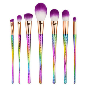 7 pcs Coloré Maquillage Brush Set Pour <span class=keywords><strong>Professionnel</strong></span> Sourcils Eyeliner <span class=keywords><strong>Correcteur</strong></span> Mélange Make Up - Product Image 2