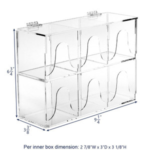 YAGELI ถุงชาอะคริลิคออนไลน์,อุปกรณ์จัดระเบียบถุงชา - Product Image 2