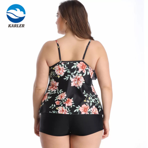 <span class=keywords><strong>De</strong></span> las señoras <span class=keywords><strong>de</strong></span> moda corto mono <span class=keywords><strong>trajes</strong></span> <span class=keywords><strong>de</strong></span> <span class=keywords><strong>baño</strong></span> nuevo tamaño grande <span class=keywords><strong>Tankini</strong></span> <span class=keywords><strong>para</strong></span> las mujeres - Product Image 4