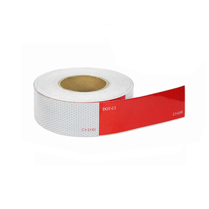 NTC 5807 Conspicuity reflective truck tape dot-c2 cinta reflectiva blanco/rojo de demarcación vehicular - Product Image 3