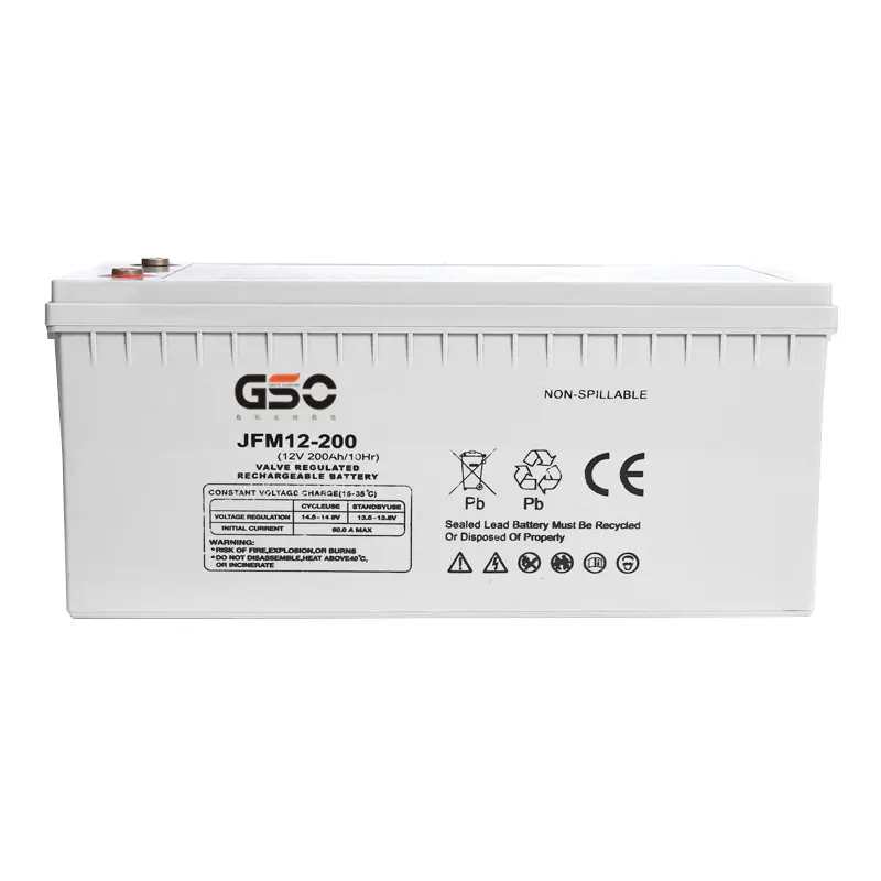 Gel 12 V Chu Kỳ Sâu Battery Off Grid Hệ Thống Năng Lượng Mặt Trời 12 V 200ah Pin Năng Lượng Mặt Trời