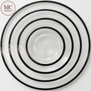 Vidrio superior últimas lujo cena conjunto con diseño popular - Product Image 5