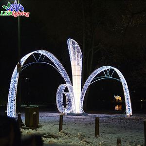 ไฟคริสต์มาส LED <span class=keywords><strong>OBBO</strong></span> รูปแบบน้ำพุ 3 มิติ - Product Image 4