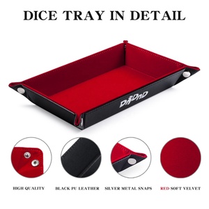 Vente en gros <span class=keywords><strong>Plateau</strong></span> à dés personnalisé en cuir PU <span class=keywords><strong>Plateau</strong></span> à dés pliable dnd <span class=keywords><strong>Plateau</strong></span> <span class=keywords><strong>de</strong></span> rangement hexagonal pour le <span class=keywords><strong>jeu</strong></span> - Product Image 3