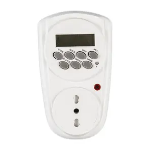 ETI-12A Italia 7 días programable semanal automática temporizador Digital enchufes interruptores para el aparato electrodoméstico 230 V/16A