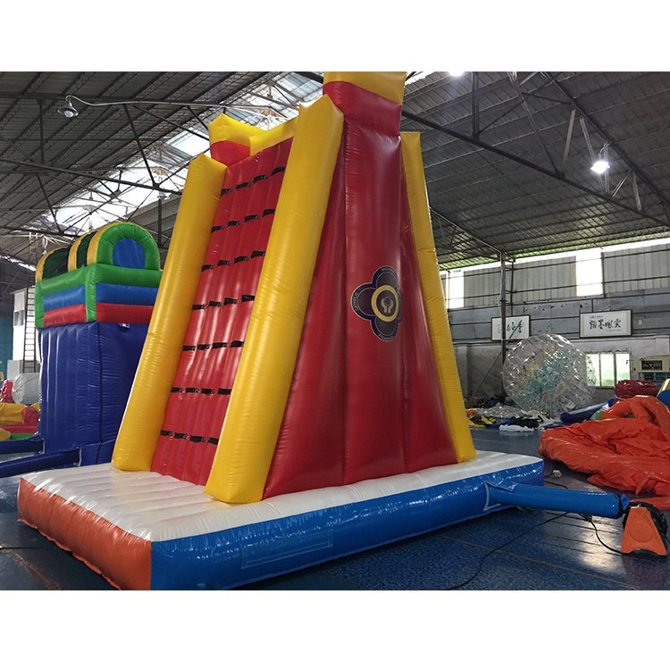 Tour de mur gonflable d'escalade de jeu d'enfants de taille adaptée aux besoins du client