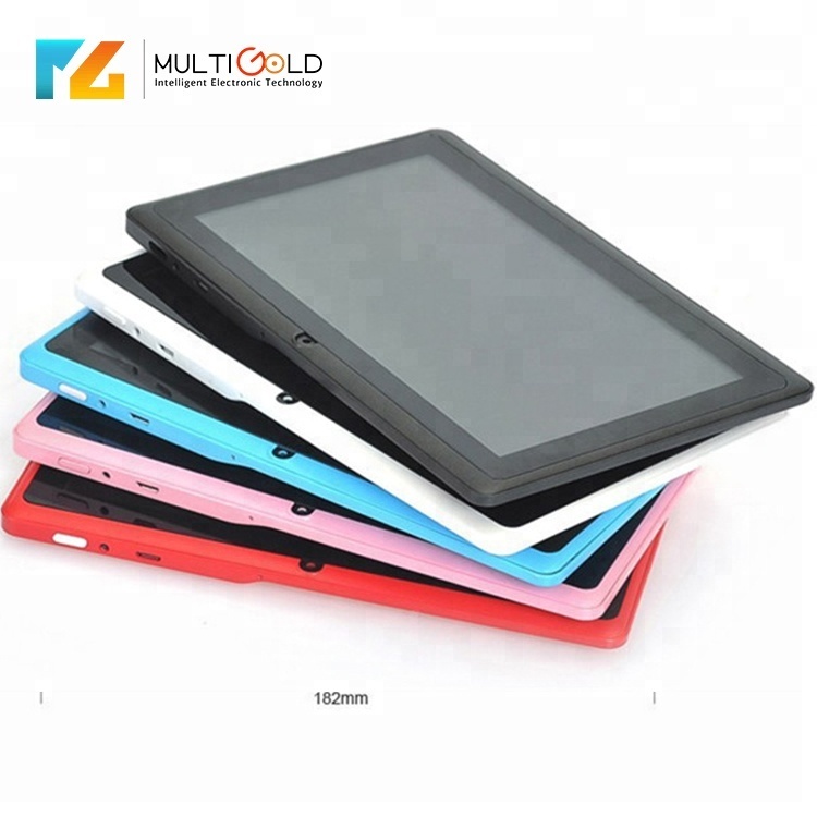 China Tablet PC más barata 7 pulgadas Android Bluetooth BT 2,1 Wifi 1 GB RAM Tablet PC 16 GB