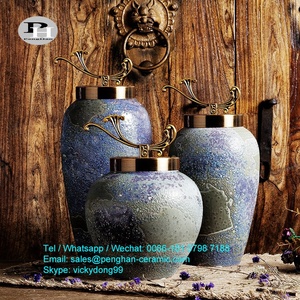 Ad alta temperatura in <span class=keywords><strong>ceramica</strong></span> <span class=keywords><strong>verde</strong></span> fuoco <span class=keywords><strong>vaso</strong></span> per hotel - Product Image 4