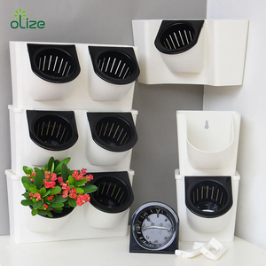 <span class=keywords><strong>Pot</strong></span> <span class=keywords><strong>de</strong></span> fleurs en plastique empilables, produits à succès, arrosage automatique, coloré, pour le jardin, livraison gratuite - Product Image 3