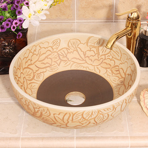 Magazzino pittura a mano arte lavabo bagno lavabo piano di lavoro lavabo lavabo a mano grigio goffo bagno <span class=keywords><strong>lavandini</strong></span> - Product Image 1