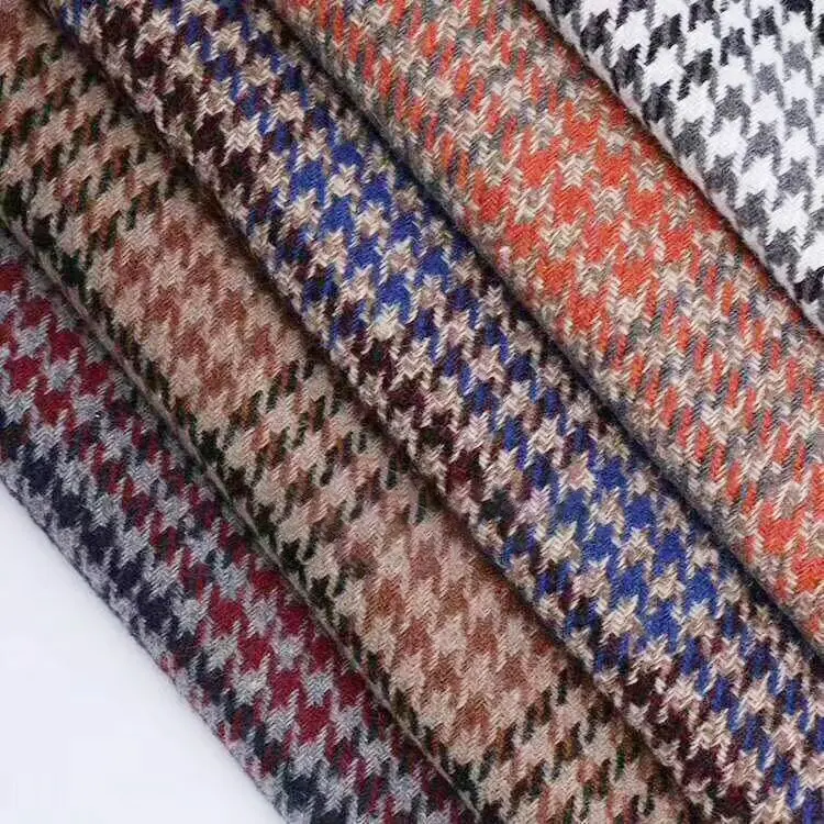 Vải Tweed Len Polyester Mới Nhất 2019 Cho Áo Khoác