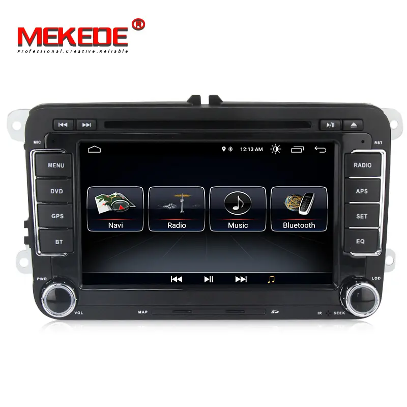 MEKEDE 7 "Android 8.1 quad core android car dvd player Cho VW/Volkswagen//POLO/PASSAT/ golf/TOURAN/SHARAN với 1 + 16 gb WIFI GPS
