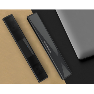 Meilleure barre de son sans fil Bluetooth mini, haut-parleur stéréo, barre de son pour téléviseur, home cinéma, TF USB (noir) pour PC et salon - Product Image 4