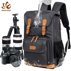 En gros unique randonnée en toile cirée vintage hommes sac à dos étanche sac à dos pour appareil photo - Product Image 1