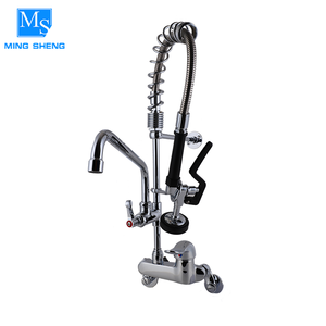 Industrial altura ajustable de latón macizo montado en la pared de cuello largo sacar <span class=keywords><strong>lavabo</strong></span> <span class=keywords><strong>grifo</strong></span> de agua de <span class=keywords><strong>grifo</strong></span> sola manija - Product Image 1