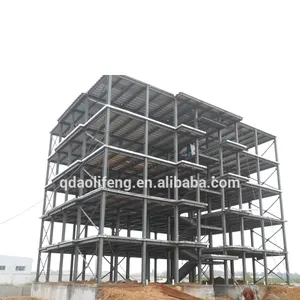 High strength multi floors steel structure building/ prefab garage apartments for sales