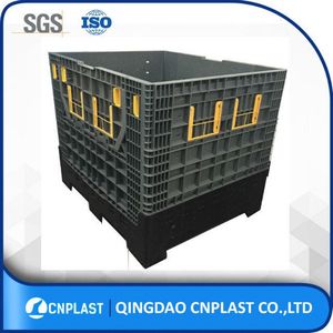 2018 Impilabile Pallet In Plastica Box Singapore Per Direttamente Impilabile Merci - Product Image 3