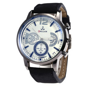 WJ-7954 <span class=keywords><strong>Orologio</strong></span> da Polso Maschile alla Moda con <span class=keywords><strong>Cinturino</strong></span> in <span class=keywords><strong>Pelle</strong></span> Economico e Alla Moda - Product Image 1