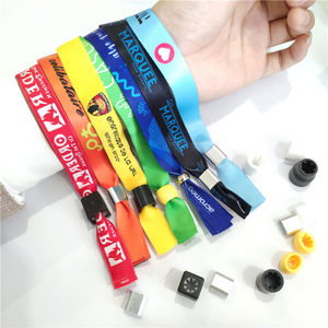 डिजाइन अपनी खुद की घटना एक समय कपड़े wristband व्यापार उपहार पॉलिएस्टर Wristbands - Product Image 1