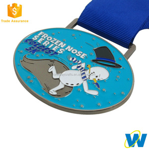 Fabricant Personnalisé En Métal 5 <span class=keywords><strong>K</strong></span> En Cours D'exécution Sport Prix Médaille de Ruban - Product Image 4