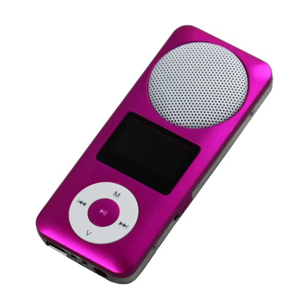 OLED Screen Private Label Built-in FM Radio MP3 Player mit Speaker