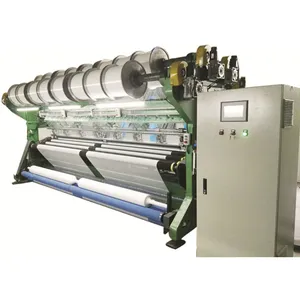 Rachel warp knitting machine for hdpe fishing net machine with high speed factory