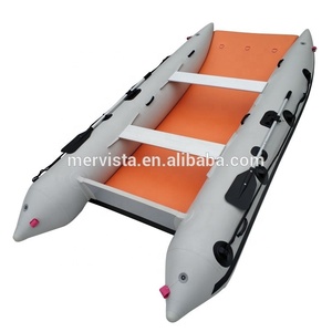 Ad alta Velocità di Gomma Hypalon A Remi Piccolo Catamarano Pieghevole Catamarano Barca - Product Image 4